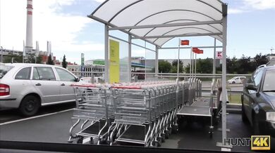 Quiet Spot Was Perfect For Guy To Fuck Young Slut For Money