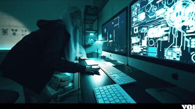 Nadržený doktor šuká partnera v laboratoři, než ho porodí CELÁ SCÉNA