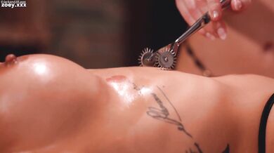 Playful redhead makes out with married couple