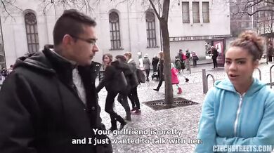 Czech street gypsy fucking for quick money