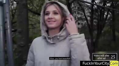 Britt James fucks in moving car