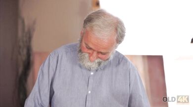 Old daddy enjoys fantastic sex with pretty Cristal Caitlin