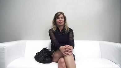 MILF blonde amateur fucks at casting