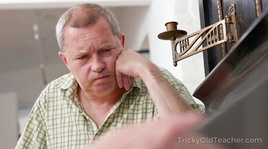 Margo Von Teese rides her old piano teacher's cock