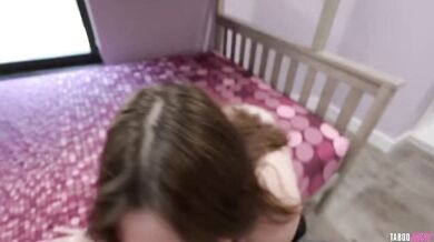 She always fucks her stepdad when her mom is away