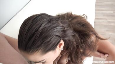 Busty gypsy Miroslava at Czech Casting