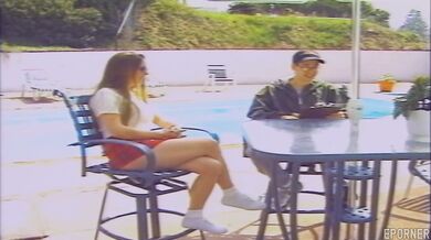 Sex during a tennis match in vintage porn