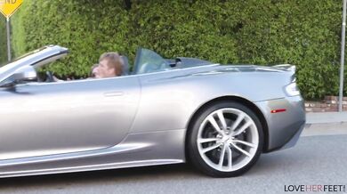 Lena Paul doesn't just drive car