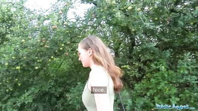 Public Agent - 19 year old teen fucks my dick for money