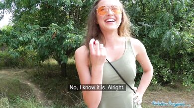 Public Agent - 19 year old teen fucks my dick for money