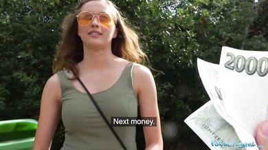 Public Agent - 19 year old teen fucks my dick for money
