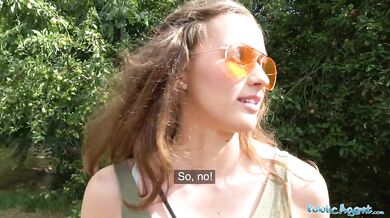 Public Agent - 19 year old teen fucks my dick for money