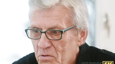 My old friend can't satisfy his busty horny wife