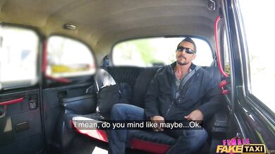 Tommy Gunn gives sexy taxi driver massive creampie