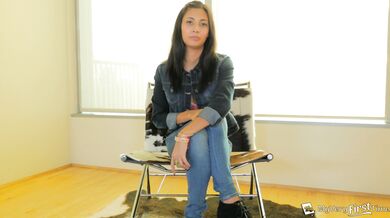 Slut gets her first double penetration and double creampie!