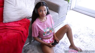 Very naughty young gamer