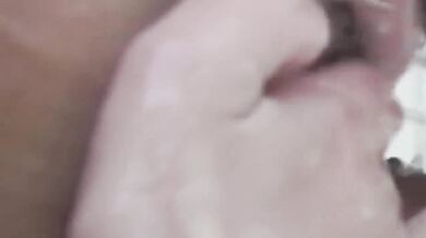 MILF Sensual Jane blowjob my cock after shower