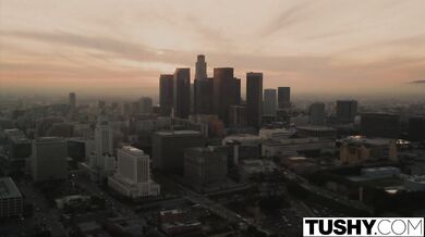 Lana Rhoades and her first double penetration