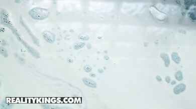 Bubble butt latina Abella Danger gets pounded in bathroom