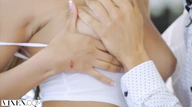 Beautiful Hooks Up With Her Fantasy Giant Cock