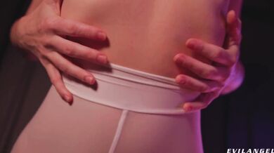 Scarlet Chase Anally Fucked In White Lingerie