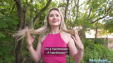 Blonde French Jogger Fucks My Big Dick