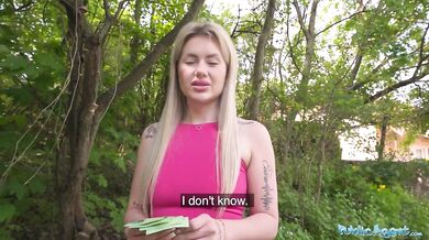 Blonde French Jogger Fucks My Big Dick