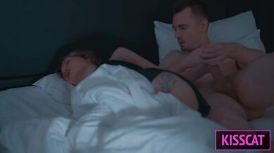 What Happens When Horny Step Mom Shares Hotel Bed With Step Son All Night In One Room?