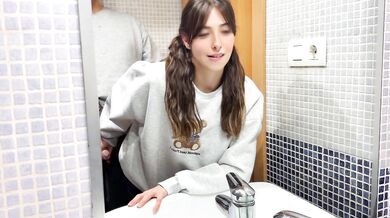 My out-of-shape friend fucks me in my bathroom at home