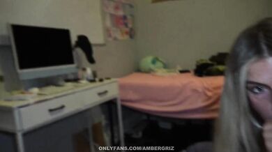 My Annoying College Roommate Would Not Leave Our Dorm... So I Fucked On Her Bed!