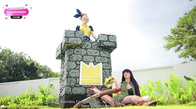 Mega Knight Battles For Dagger Duchess's Tight Wet Pussy!