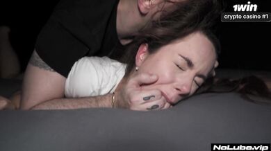 Hard Threesome With Cute College Fucktoy