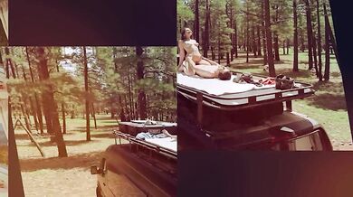 Kinky Brunette Babe Lana Smalls Takes A Ride On Stepbros Cock In Camper Van