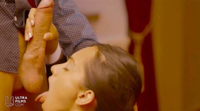 Amazing brunette girl Shrima Malati fucking a stranger in a hotel corridor