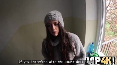 Naughty 18-year-old becomes a cumslut because of her Debt