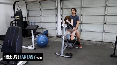 Redhead Besties Madi Collins And Aria Carson Get Free Used By Hunk Personal Trainer