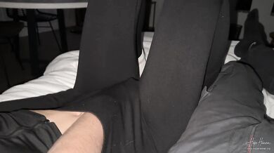 Shy girl's first Netflix date turns wild when he fingers and fucks her tight pussy