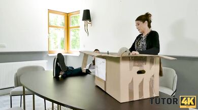 Electric Connection Between Young Horny Guy And Naughty Mature