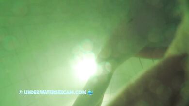French Teen 18+ Masturbates With The Jet Stream Underwater In A Public Sauna Pool