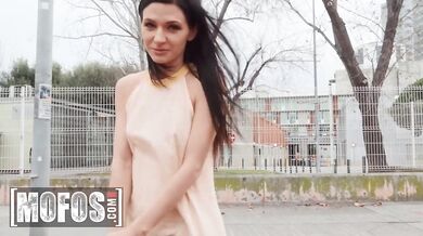 MOFOS - Arian Joy's Wet Pussy Collides With Jordi's Big Cock Resulting In A Big Sloppy Mess - Lina Napoli