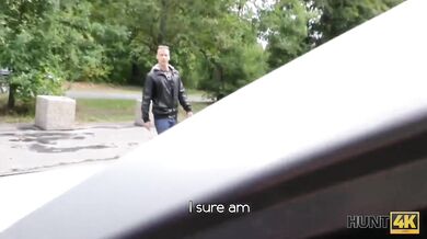 Quiet Spot Was Perfect For Guy To Fuck Young Slut For Money