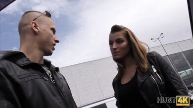 Quiet Spot Was Perfect For Guy To Fuck Young Slut For Money