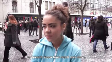Czech street gypsy fucking for quick money