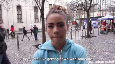 Czech street gypsy fucking for quick money