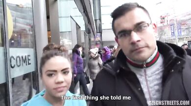 Czech street gypsy fucking for quick money