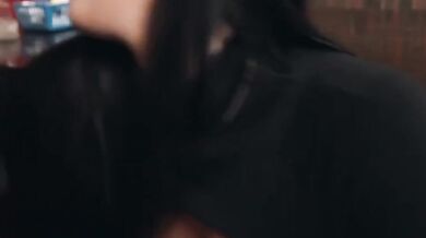 Angela White and Jordi El Niño Polla fucking in restaurant booth