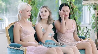 One Mistress And Three submissive babes - Eva Elfie, Lika Star, Sasha Sparrow and Sybil