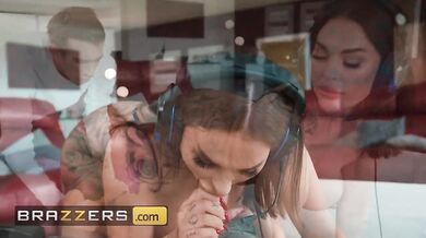 BRAZZERS - Gorgeous Lola Bonita forces Danny D to put down his game controller