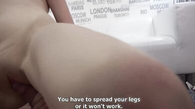 18 year old amateur Anna with hot body and firm natural tits