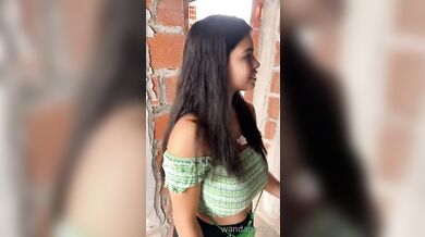 Latina TikToker explores house ruins and gets surprise